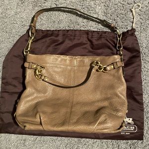 Coach slouchy shoulder bag